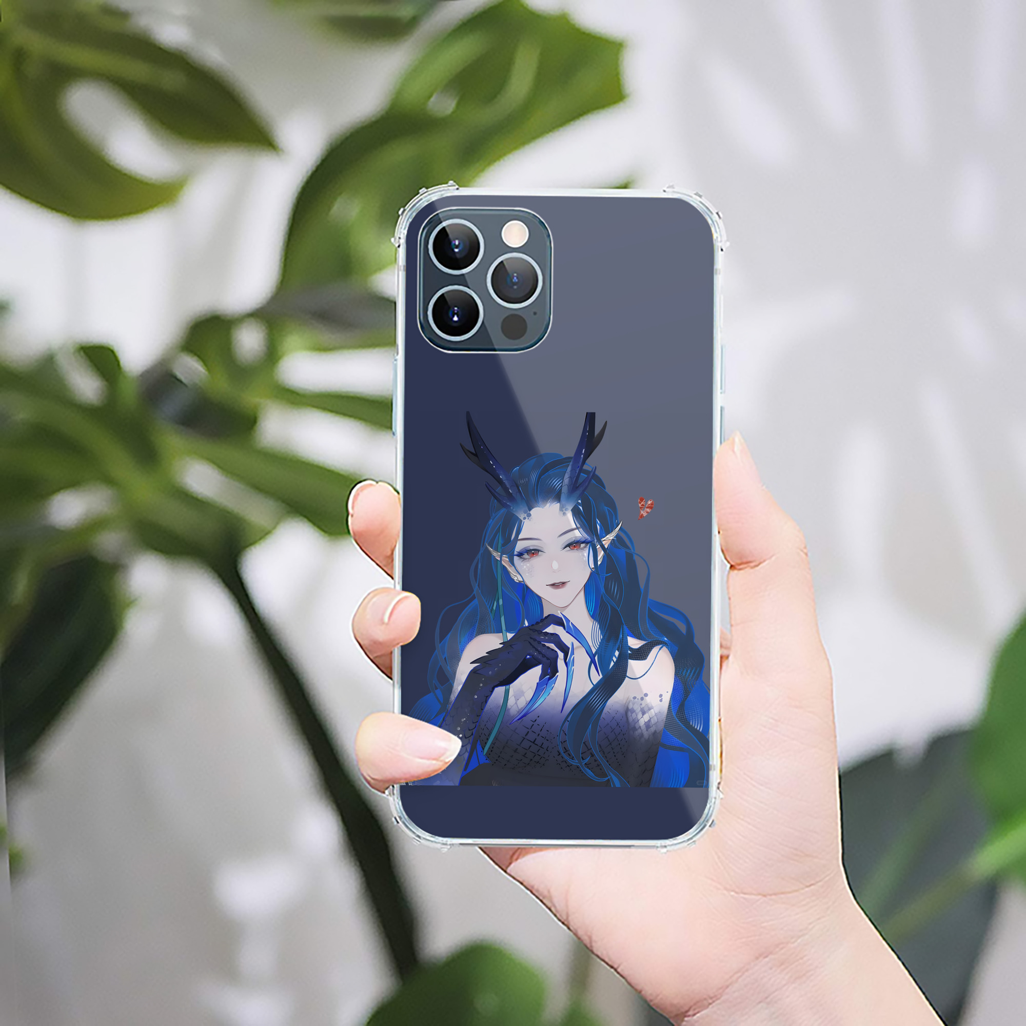 （画像用） Ne Zha 2 ナタ 魔童の大暴れ 【iPhone 12シリーズ対応】透明スマホケース（クリアソフトケース）
